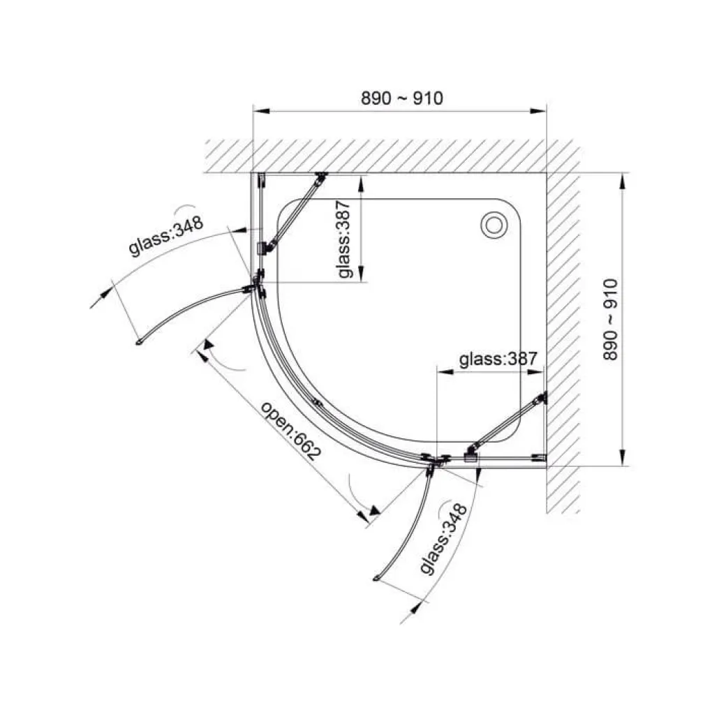 Душевая кабина Koller Pool Kvadro 900x900x1950 (1410652244)- Фото 4